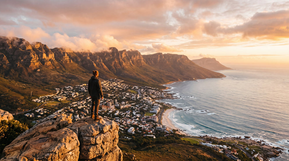 View over Cape Town and the Twelve Apostles from Lion's Head