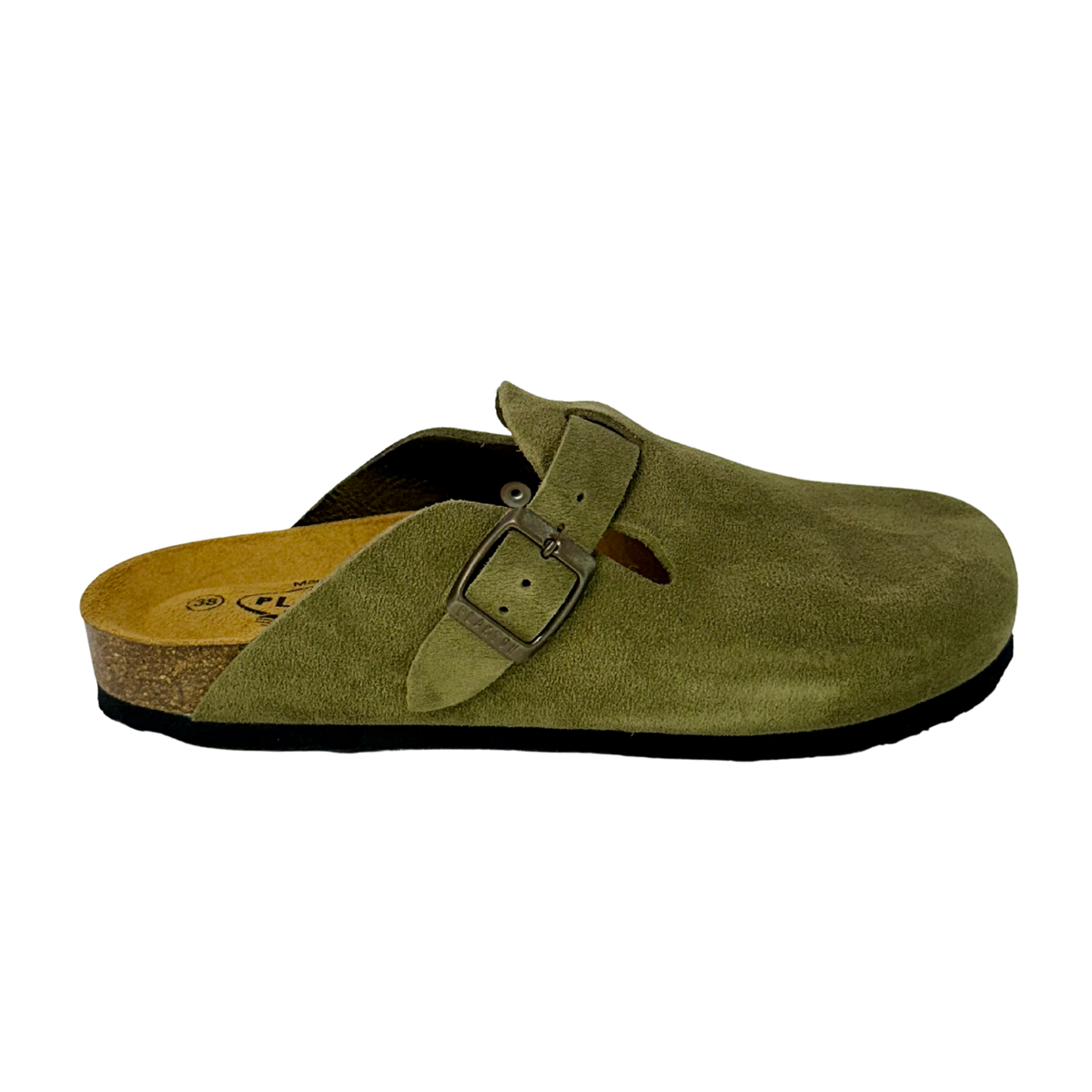 Clog (Women's) Light Khaki Suede